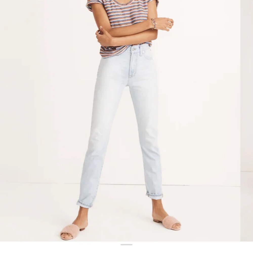 Madewell Women's Light Wash Straight Leg Jeans